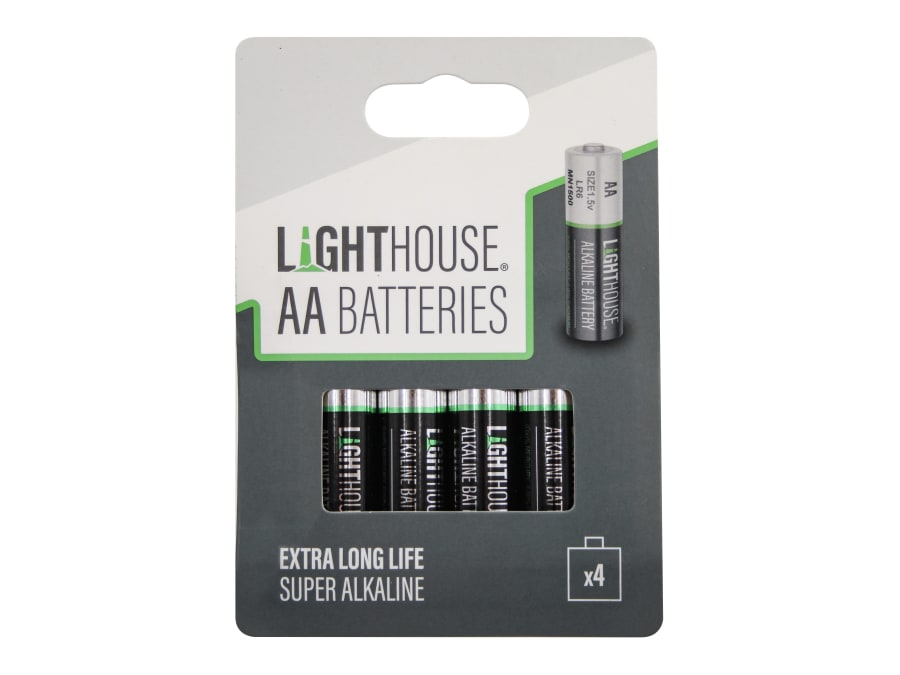 Lighthouse LR6 Alkaline Batteries Pack of 4