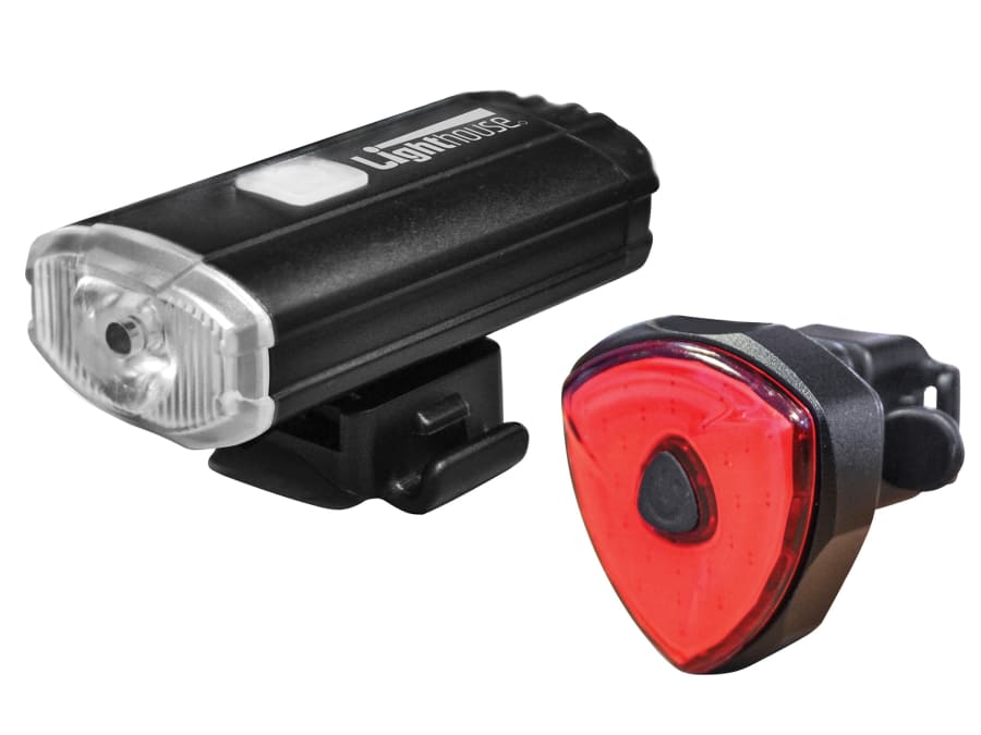 Lighthouse HLBK40914902 Rechargeable LED Bike Light Set