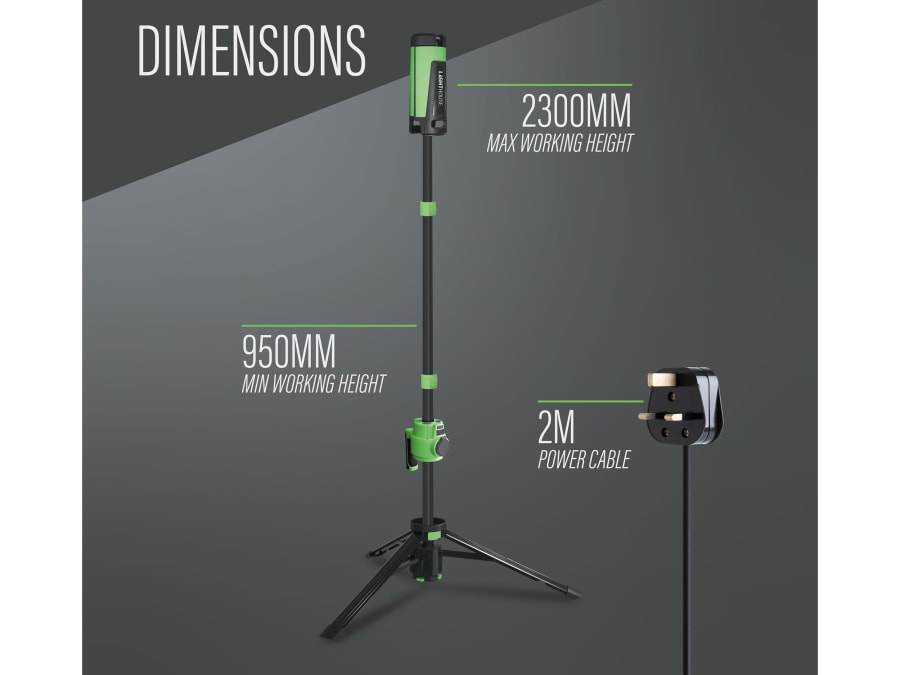 Lighthouse AST100TLC 10000 Lumen Rechargeable Site Light