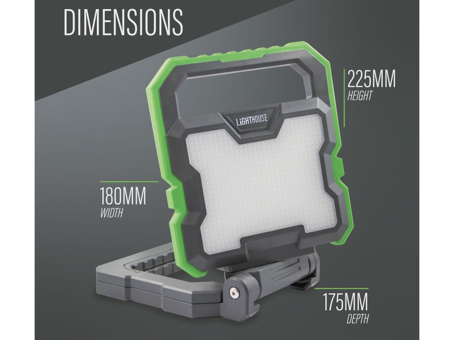 Lighthouse AST3312000LM Rechargeable Work Light 2000 Lumens