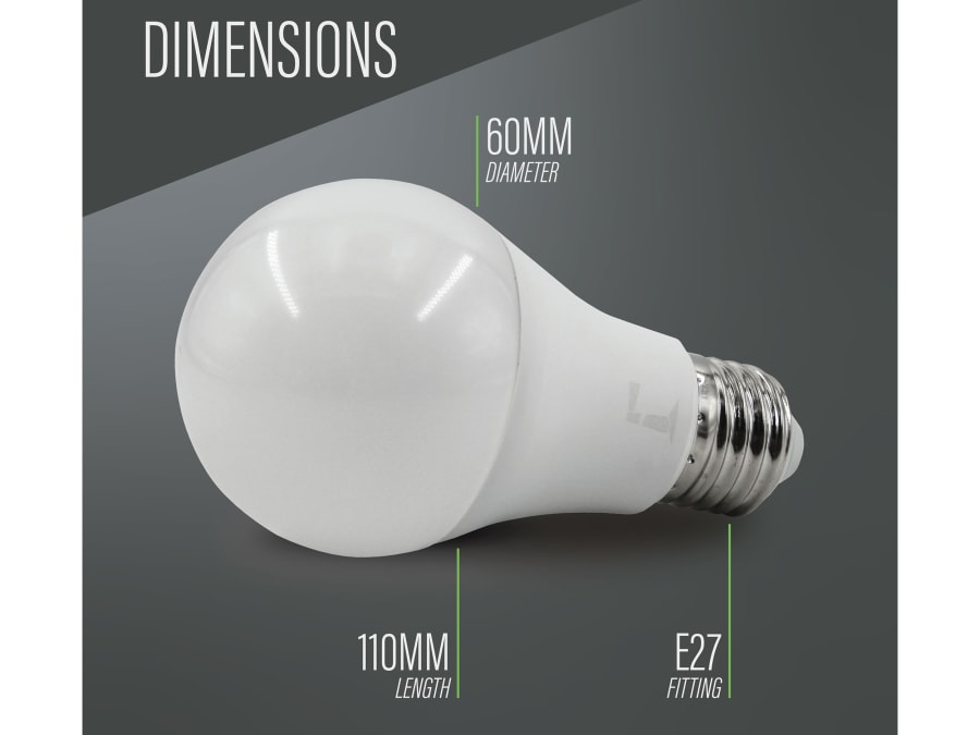 Lighthouse YDLA6010W LED Lightbulb A60 800LM E27