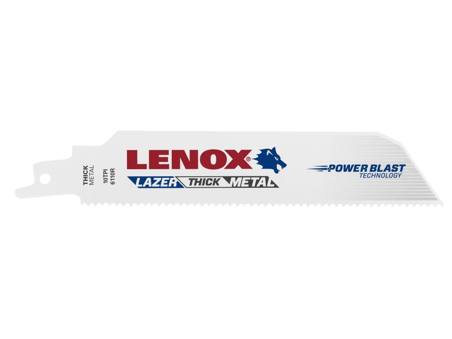 Lenox 201706110R Metal Cutting Reciprocating Saw Blade 152mm 10 TPI with 5 Blades