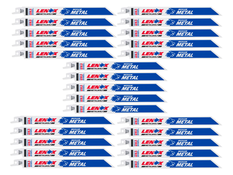 Lenox 20487B818R Metal Cutting Reciprocating Saw Blade 203x19x0.9mm 18 TPI