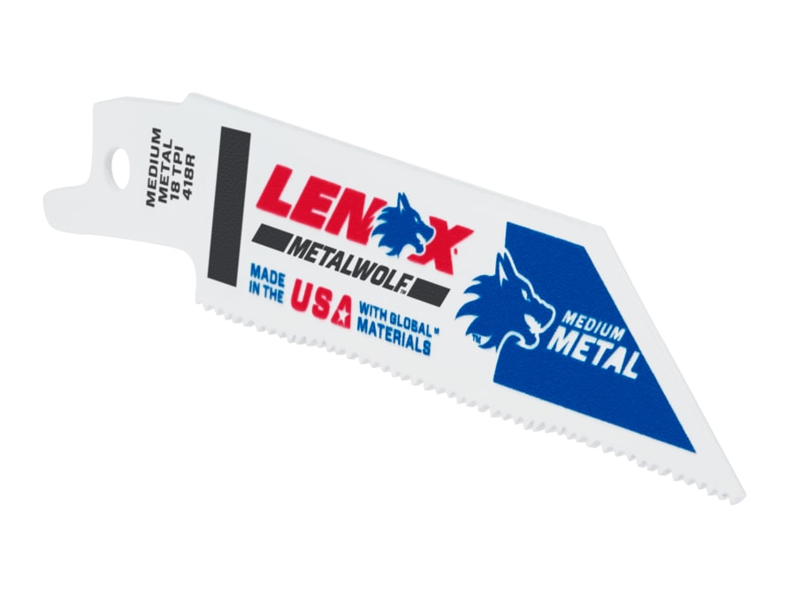 Lenox 20552418R Metalwolf Wave Edge Reciprocating Saw Blade 102mm 18 TPI