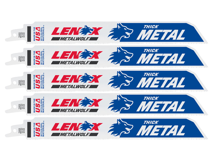 Lenox 201789114R Metalwolf Wave Edge Reciprocating Saw Blade 229 x 25 x 1.1mm 14 TPI