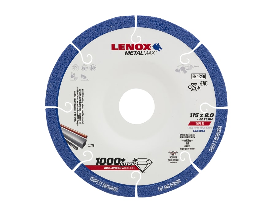 Lenox LX2044468 Metalmax Diamond Blade 115 x 2.0 x 22.23mm