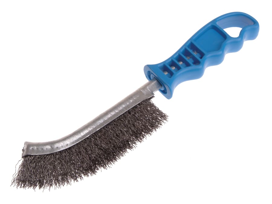 Lessmann 056301 260mm x 28mm Universal Hand Brush with Crimped Steel Wire