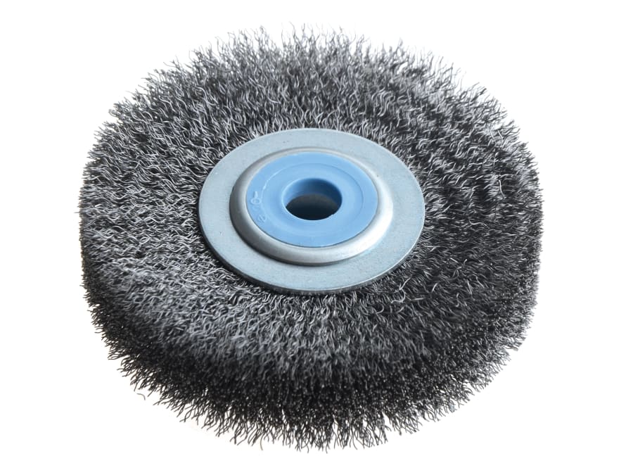 Lessmann 312142 80mm Steel Wire Wheel Brush with 10mm Bore