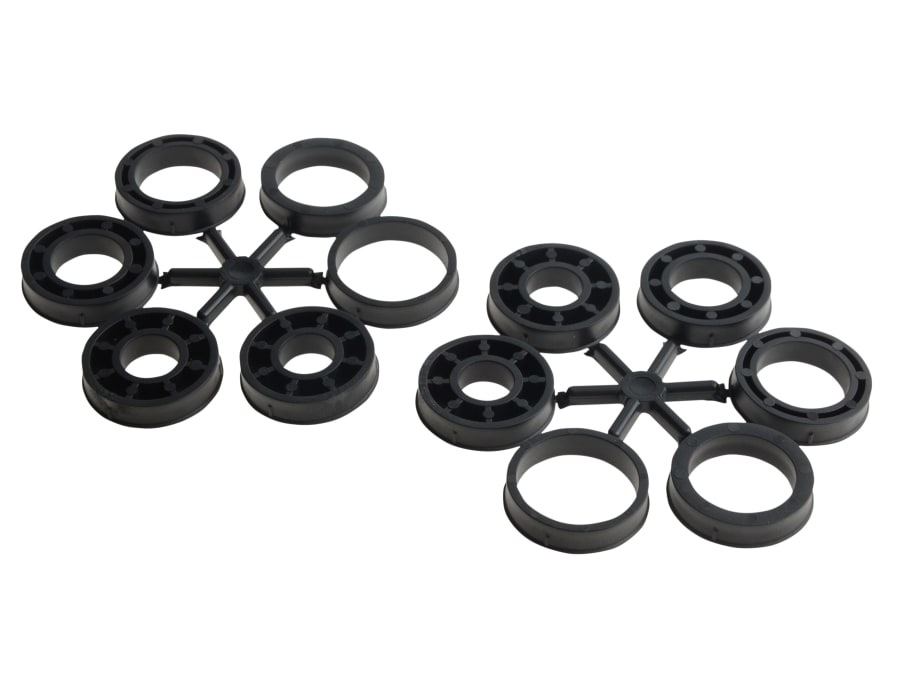 Lessmann 323162 100mm Steel Wire Wheel Brush with Adaptor Set