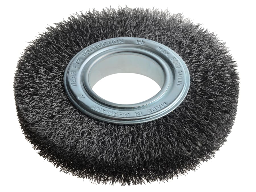 Lessmann 345162 150mm Steel Wire Wheel Brush with 23-25mm Bore