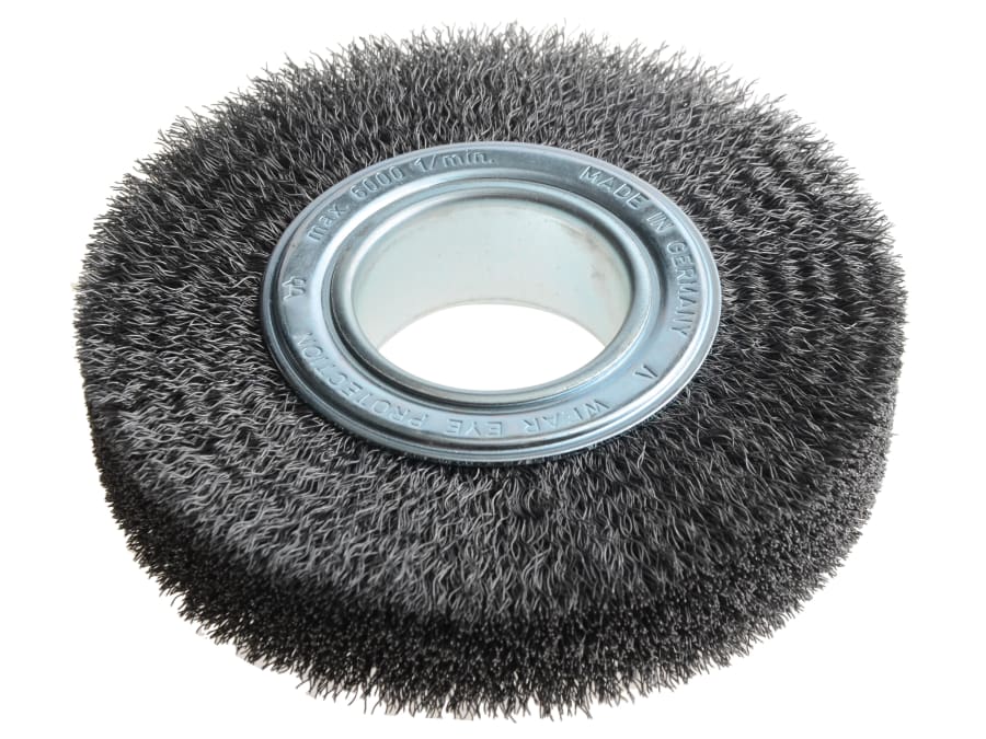 Lessmann 345163 150mm Steel Wire Wheel Brush with 30-32mm Bore