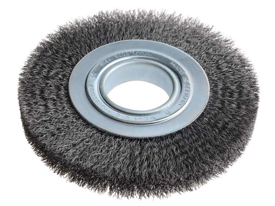 Lessmann 355162 178mm Steel Wire Wheel Brush with 23-25mm Bore