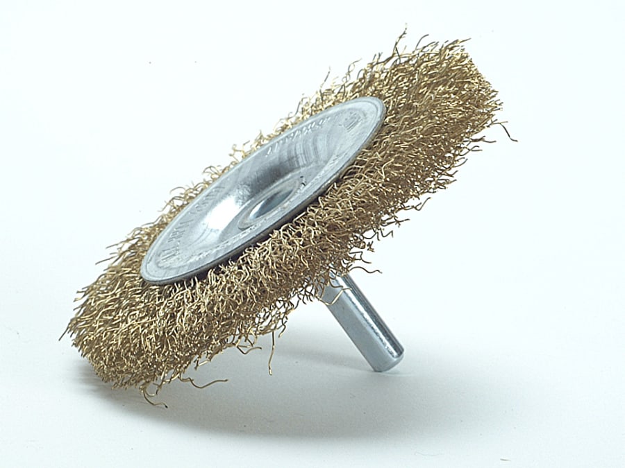 Lessmann 410136EP 75mm Brass Wire Wheel Brush