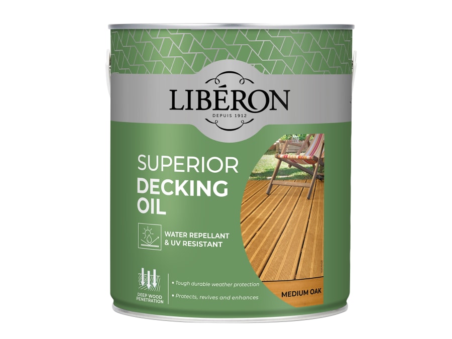 Liberon 126104 Decking Oil Medium Oak 2.5 Litre
