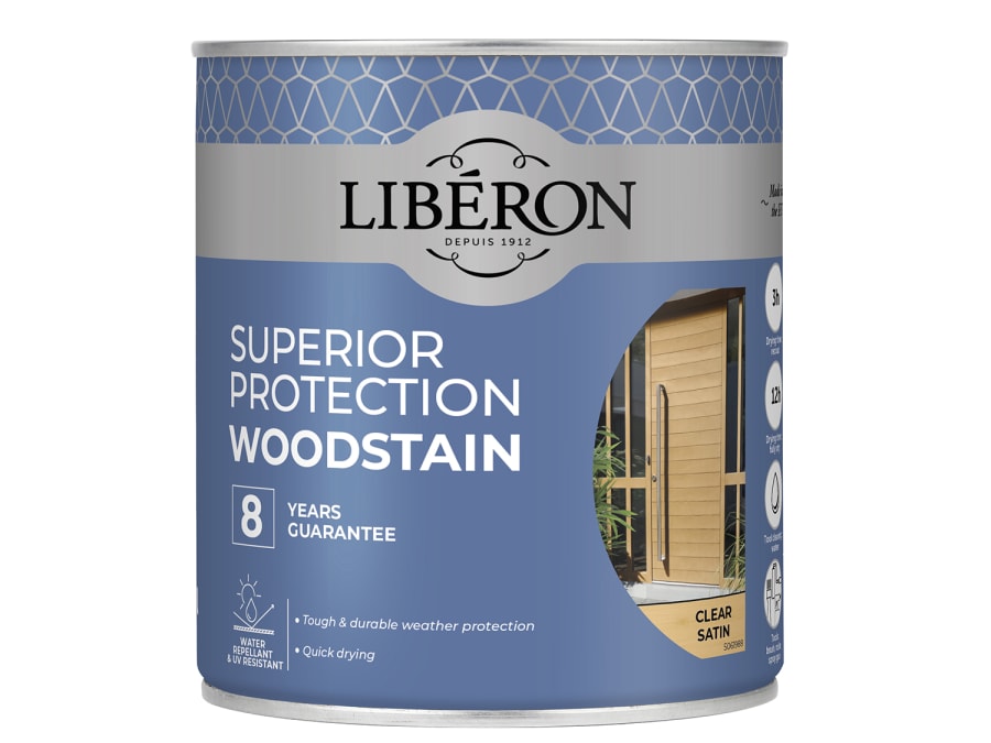 Liberon 126143 8 Year Woodstain Clear Satin 750ml