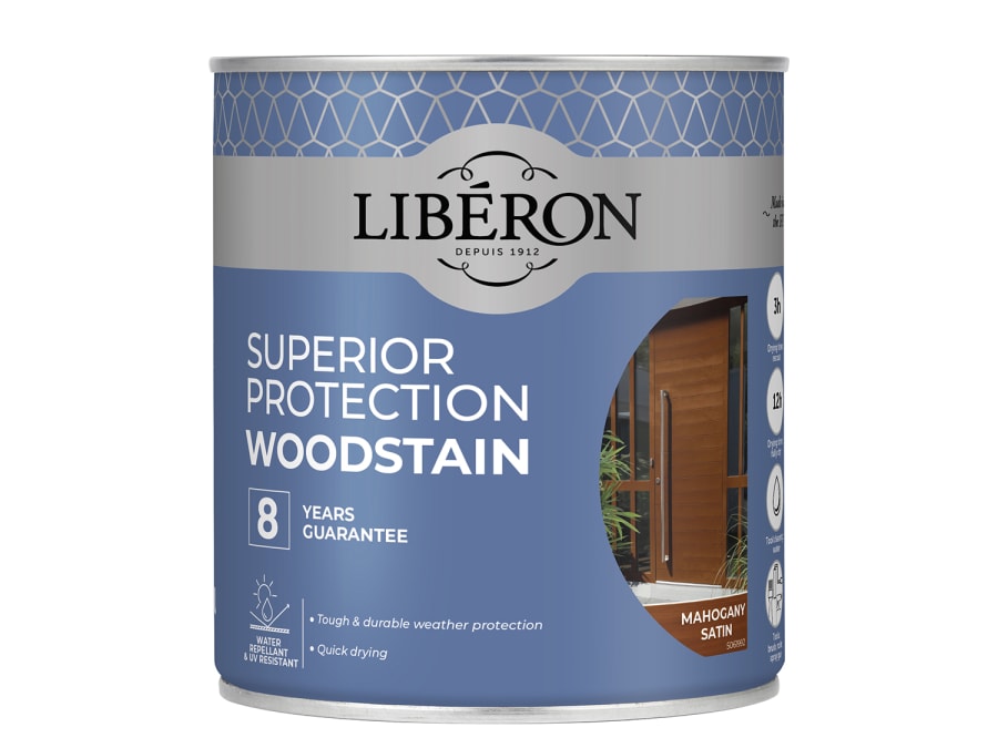 Liberon 126147 8 Year Woodstain Mahogany Satin 750ml