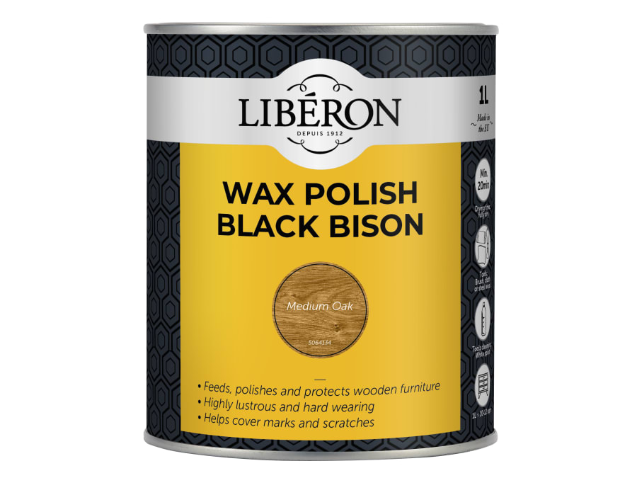 Liberon 126885 Medium Oak Wax Paste 1kg