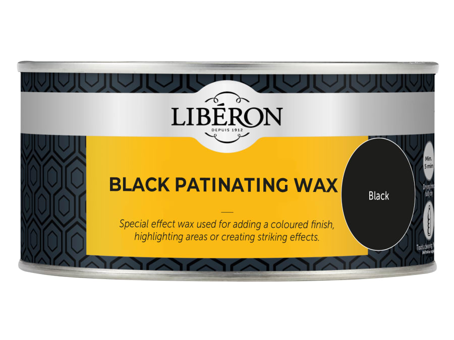 Liberon 126821 Black Patinating Wax 250ml