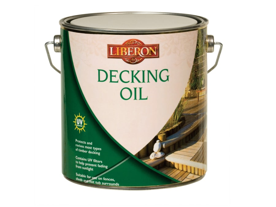 Liberon 069956 Decking Oil Medium Oak 2.5 Litre