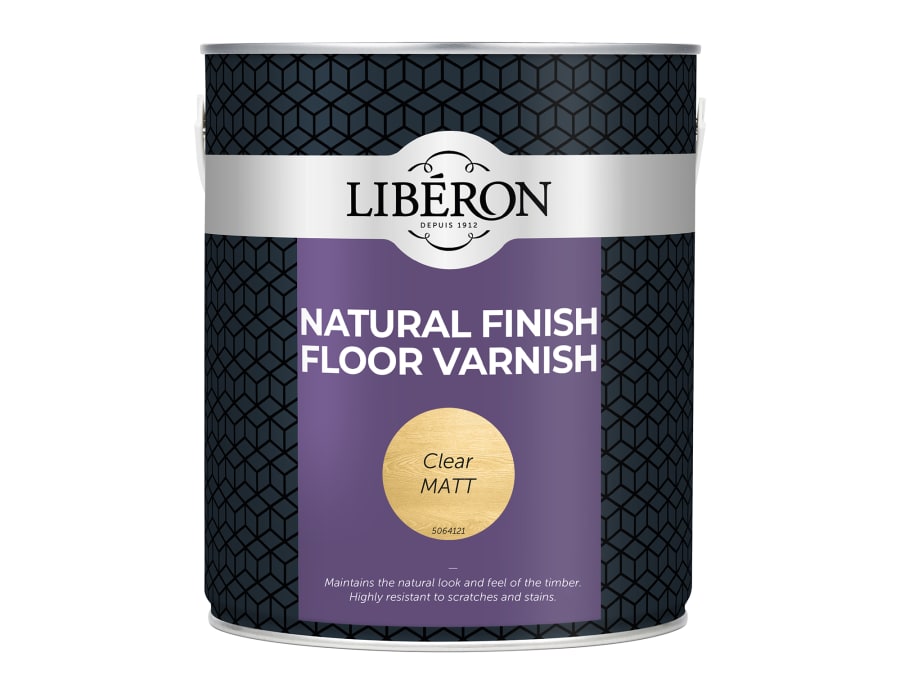 Liberon 003558 Natural Finish Floor Varnish Clear Matt 2.5 Litre