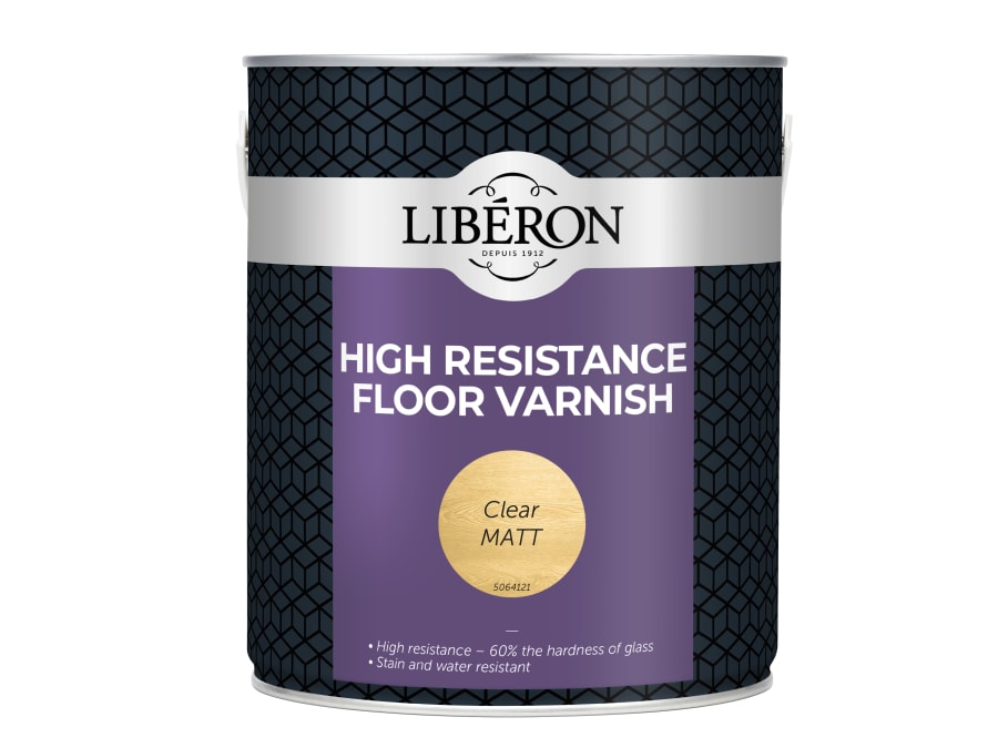 Liberon 024554 High Resistance Floor Varnish Clear Matt 2.5 Litre