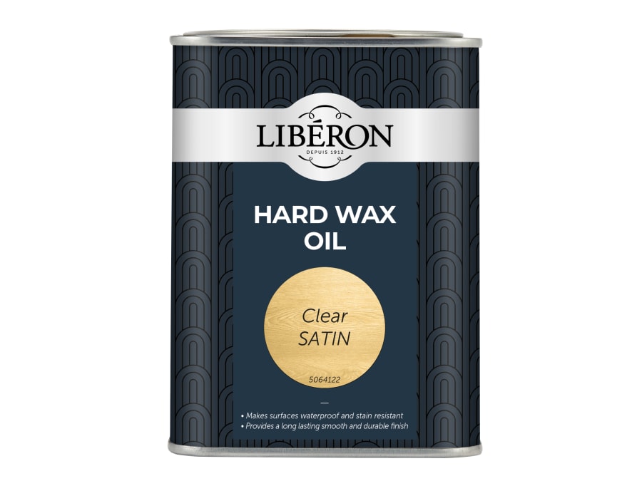 Liberon 104467 Hard Wax Oil Clear Satin 1 Litre