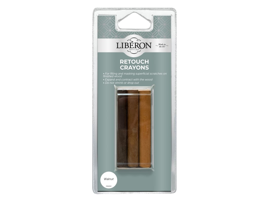 Liberon 126930 Walnut Retouch Crayons 3 Pack