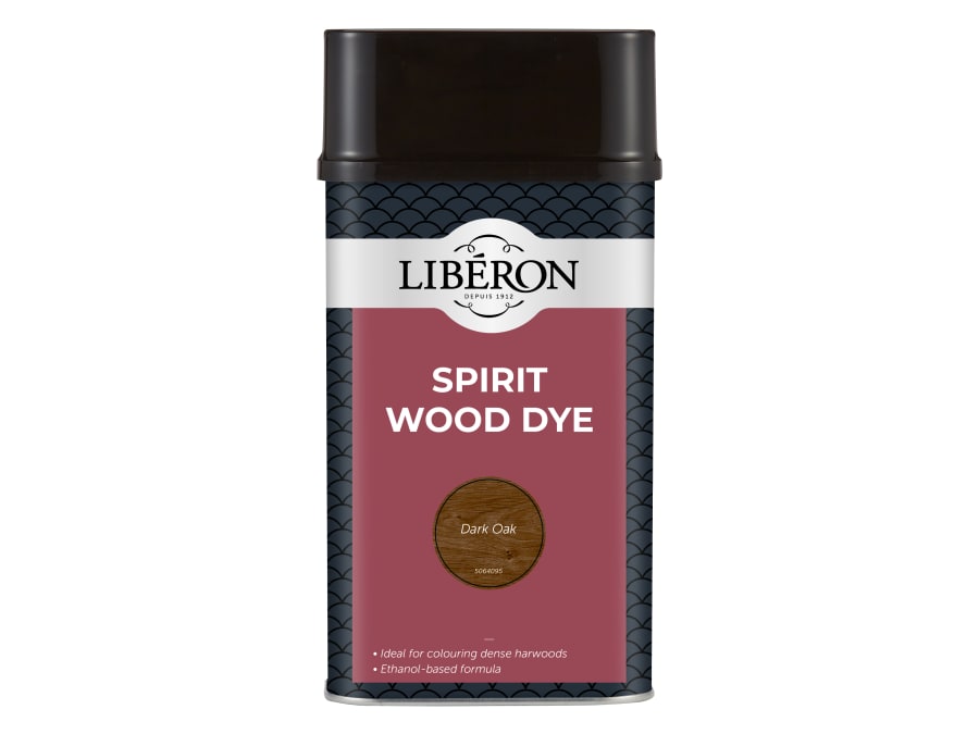 Liberon 126787 Spirit Wood Dye Dark Oak 1 Litre