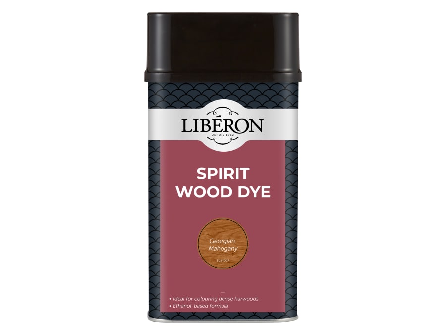 Liberon 126789 Spirit Wood Dye Georgian Mahogany 1 Litre