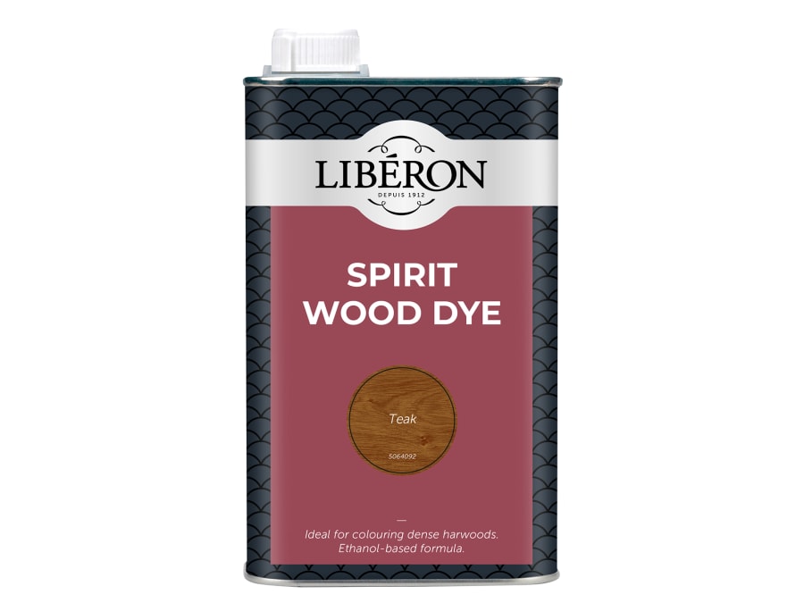Liberon 126792 Spirit Wood Dye Teak 1 Litre