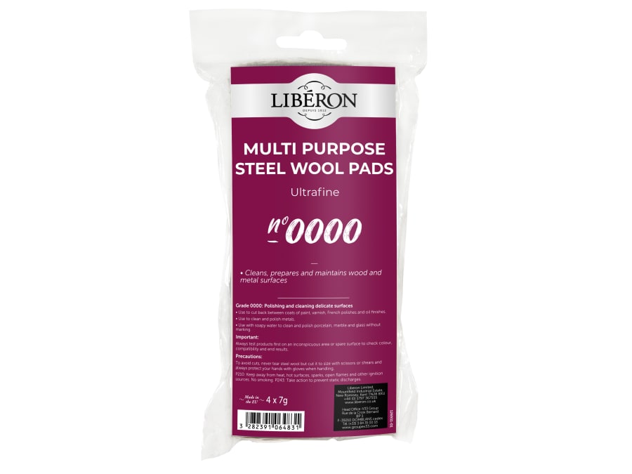 Liberon 126931 Steel Wool Grade 0000 Ultra Fine