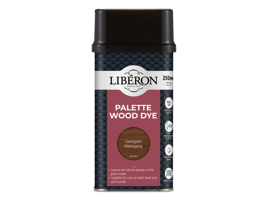 Liberon 126729 Georgian Mahogany Wood Dye 250ml
