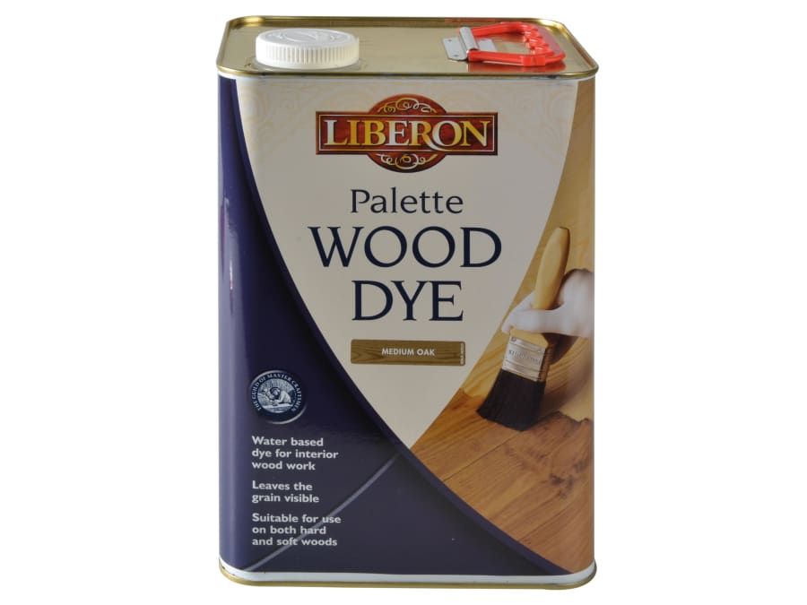 Liberon 014405 Medium Oak Wood Dye 5 Litre
