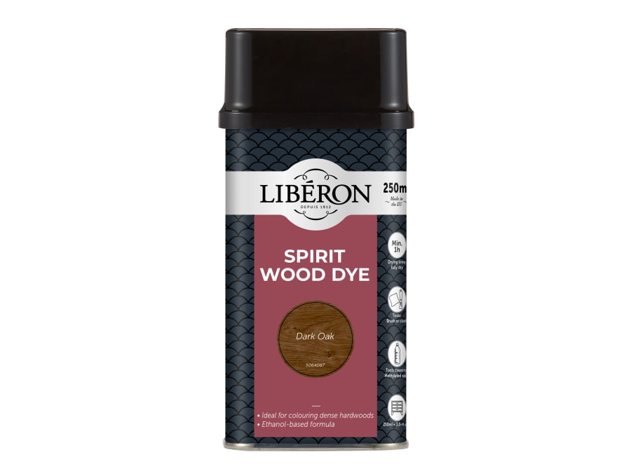 Liberon 014432 Spirit Wood Dye Dark Oak 250ml
