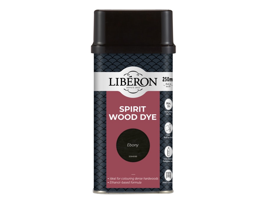 Liberon 126780 Spirit Wood Dye Ebony 250ml
