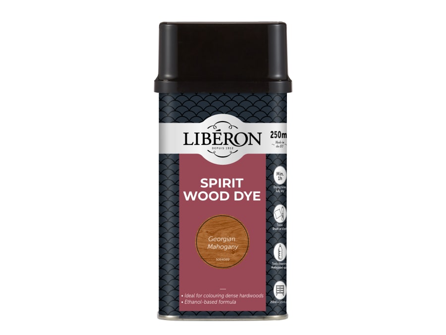 Liberon 126781 Georgian Mahogany Spirit Wood Dye 250ml