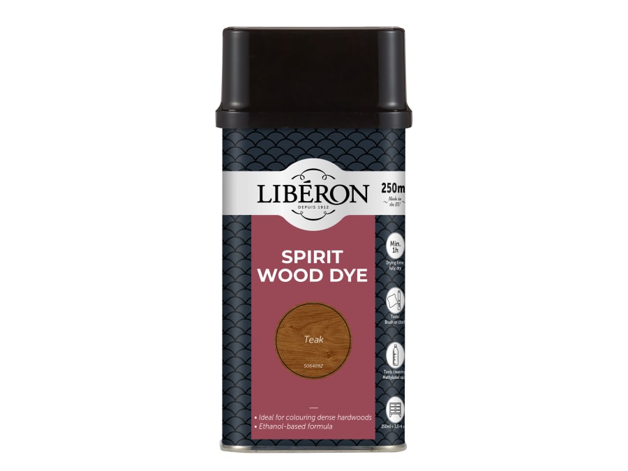 Liberon 126784 Teak Spirit Wood Dye 250ml