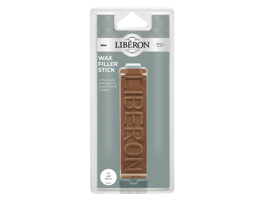 Liberon 126851 Wax Filler Stick Light Walnut 50g