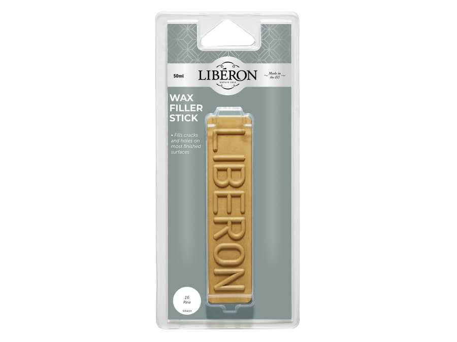Liberon 126850 50g Wax Filler Stick Pine