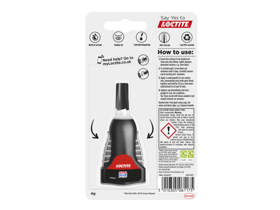 Loctite 3011467 Super Glue Power Gel Control 4g
