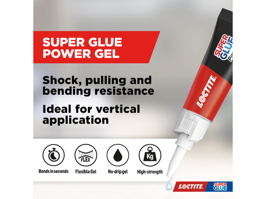 Loctite 3019685 Super Glue Power Gel Tube 3g
