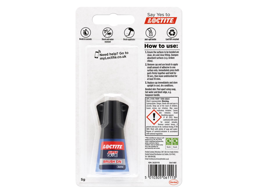 Loctite 3012871 Super Glue Brush On 5g