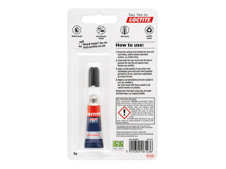 Loctite 3019686 Super Glue Original 3g