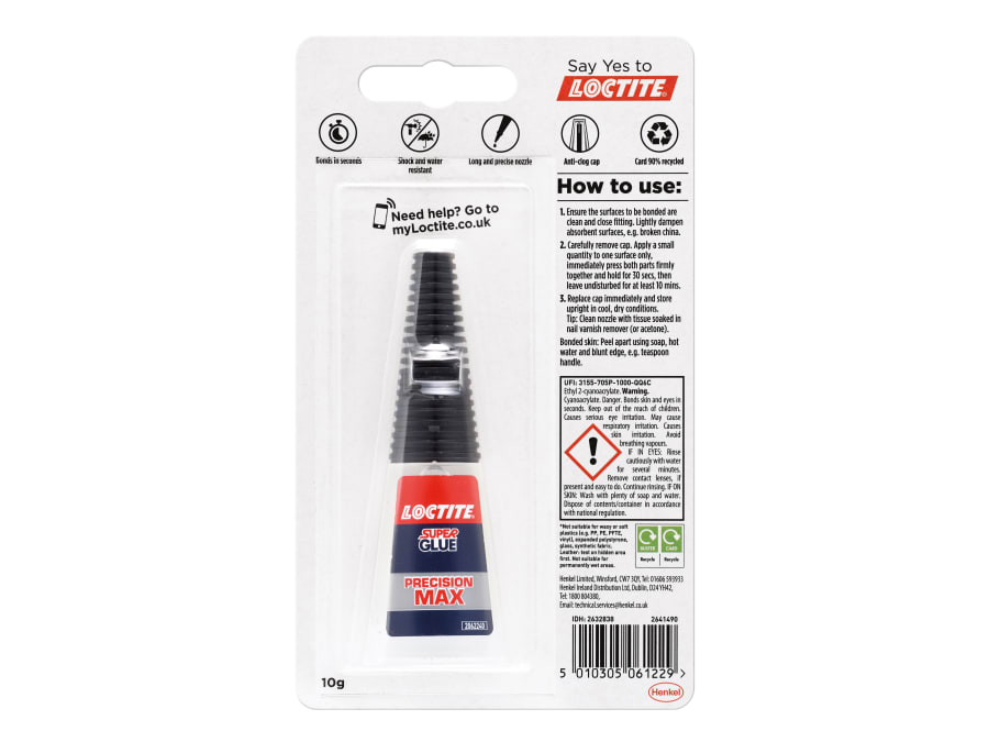 Loctite 3019114 Super Glue Precision Max 10g