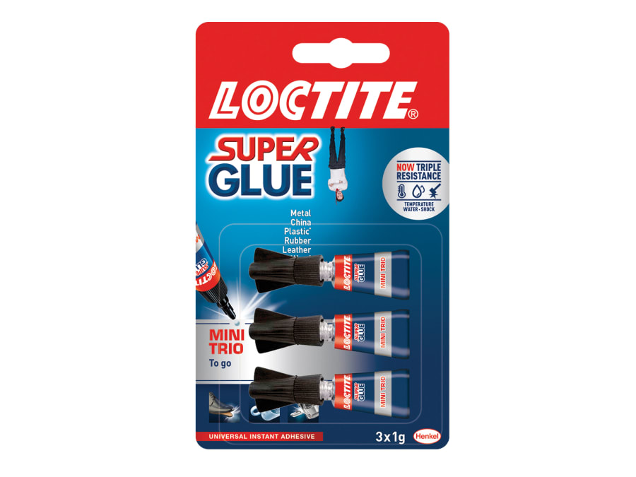 Loctite 2977850 Super Glue Original Mini Tube Trio