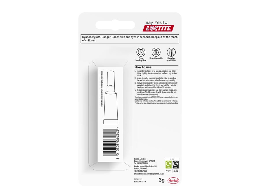 Loctite 2952443 Repositionable Gel 3G