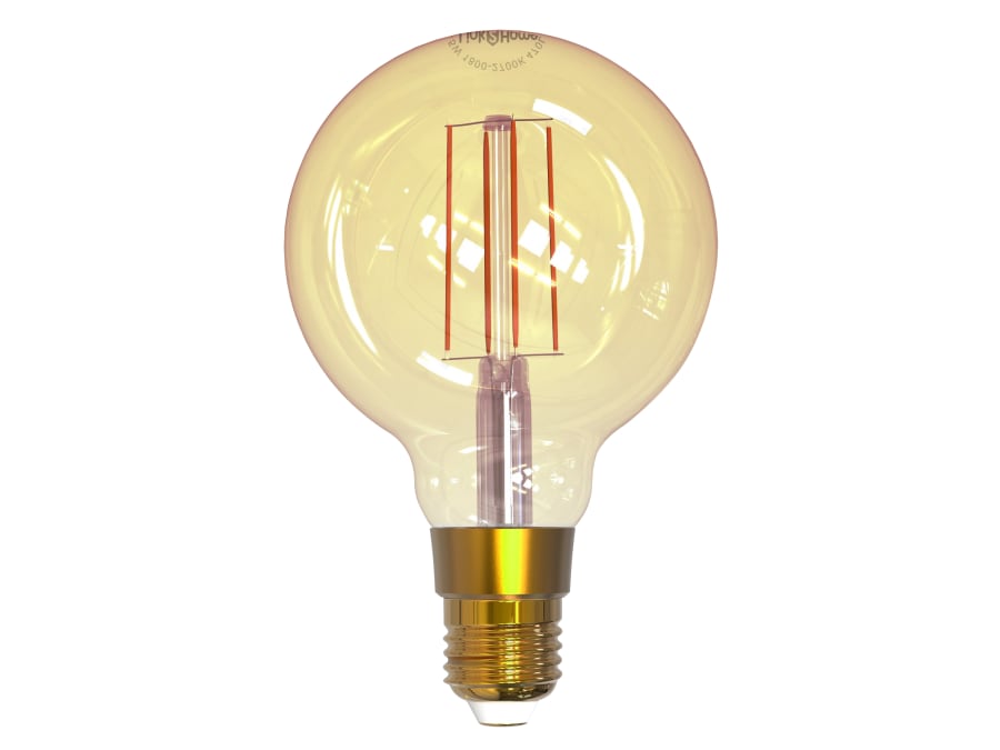 Link2home L2HFE27L6W Wi-Fi LED ES Balloon Filament Dimmable Bulb