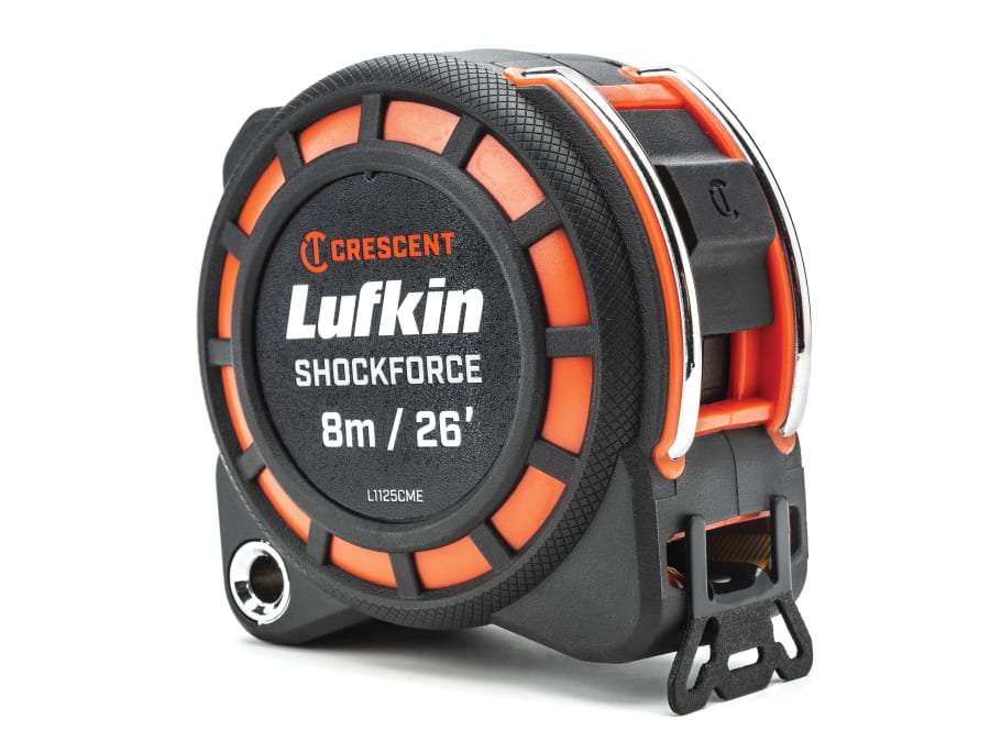 Crescent Lufkin L1125CME2 Shockforce Dual-Sided Tape 8m/26ft 30mm