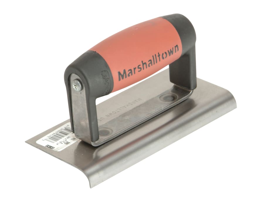Marshalltown M36D 6 x 3in Cement Edger Straight End DuraSoft Handle