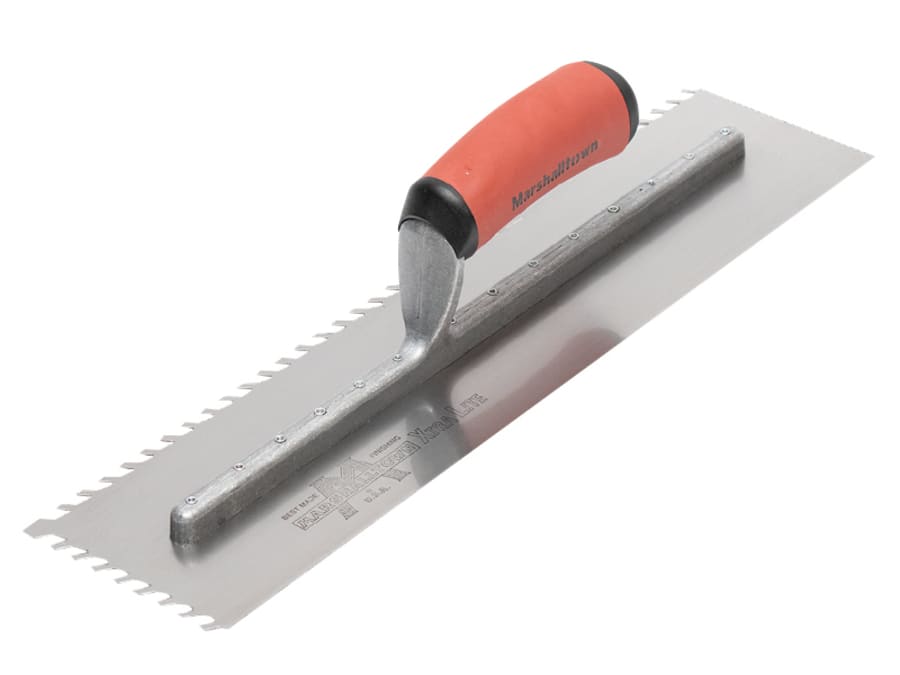 Marshalltown MLF1216SD 16 x 4in LayFlat Notch Trowel